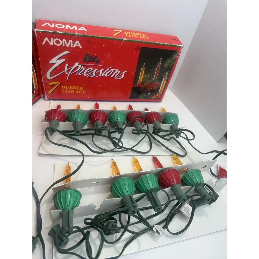 2‎ Boxes NOMA Expressions Bubble Lights See Pics